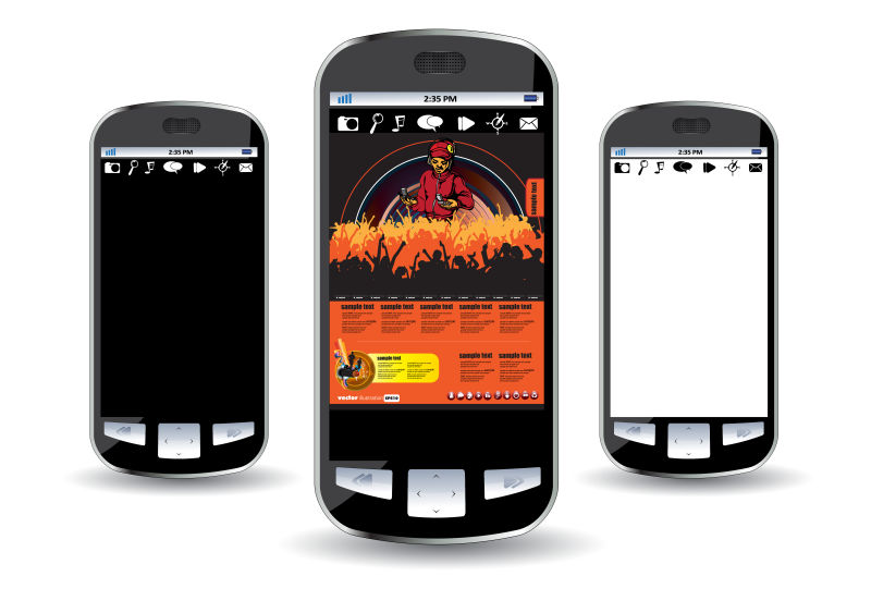 矢量音乐智能手机