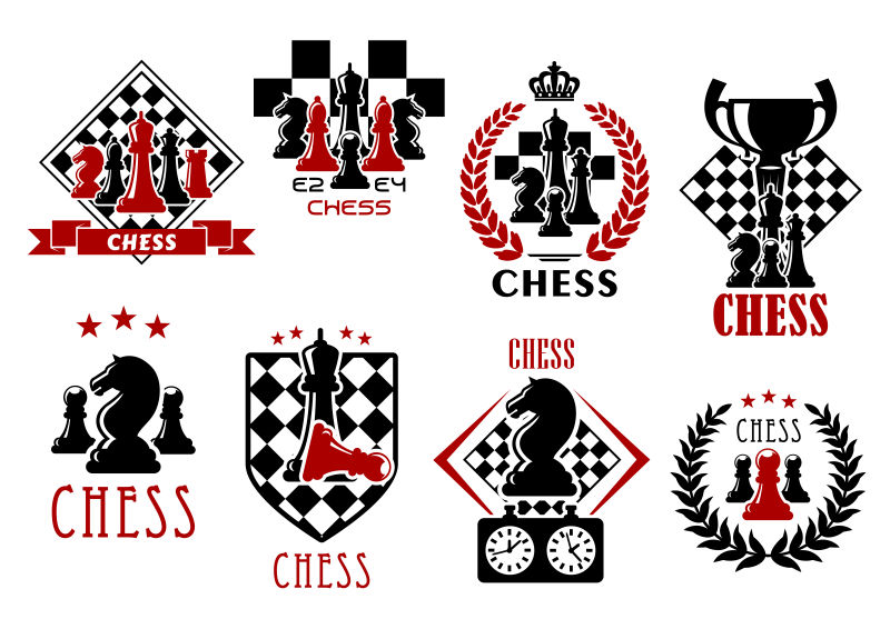 创意矢量象棋标志设计