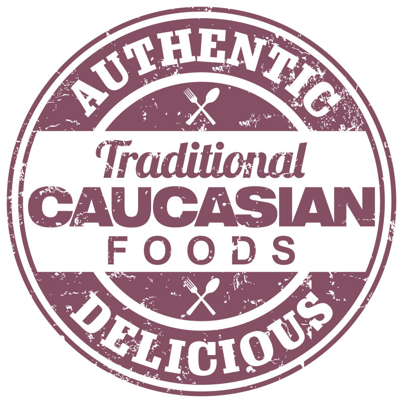 矢量的高加索食品制作图标设计