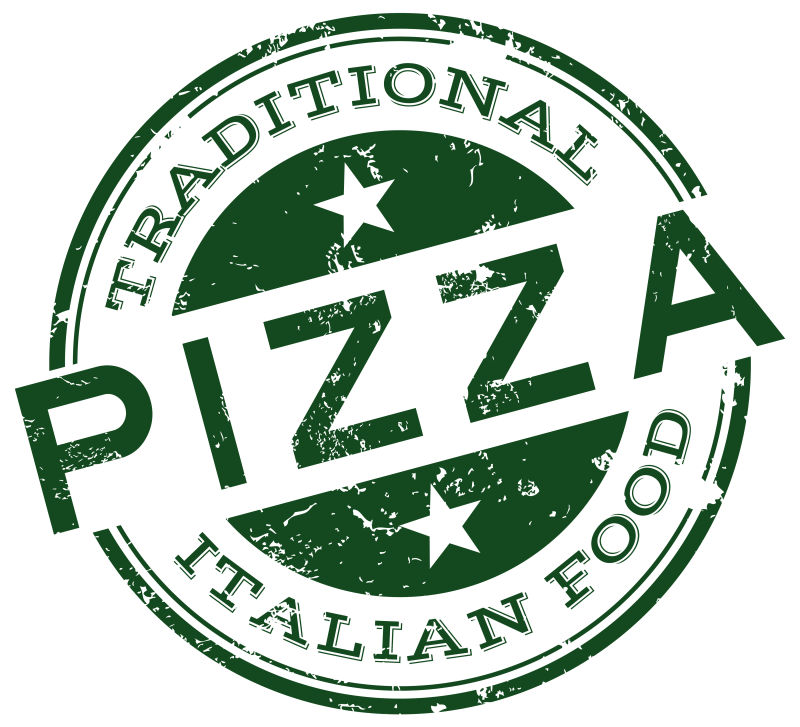 矢量披萨标识设计