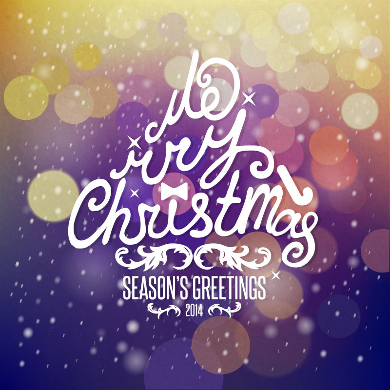 矢量圣诞节创意背景