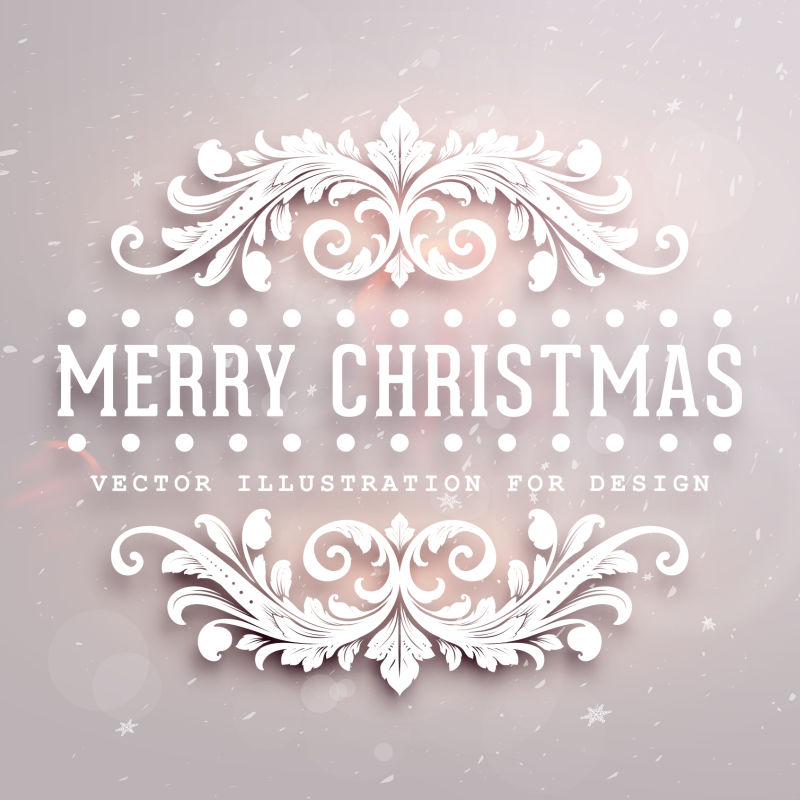 圣诞节圣诞贺卡矢量装饰