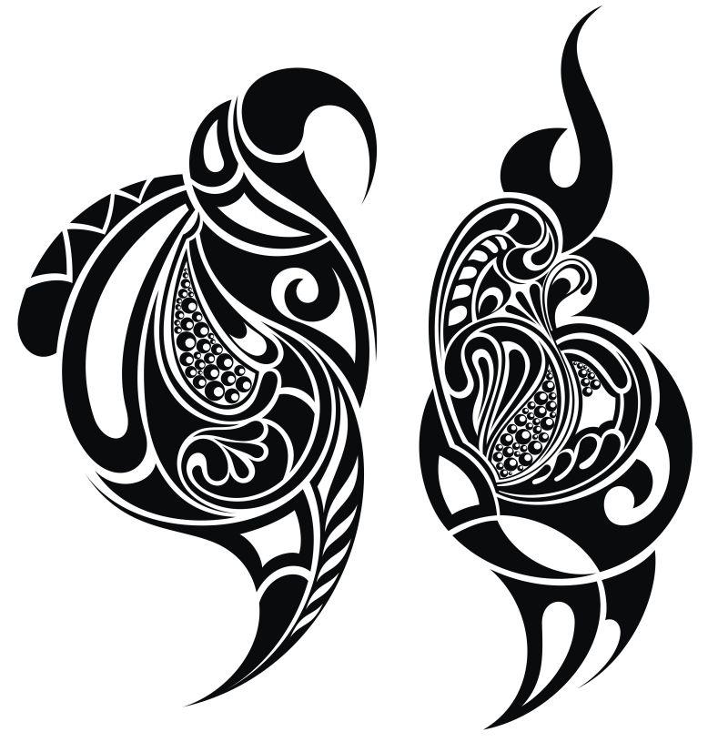 矢量纹身元素