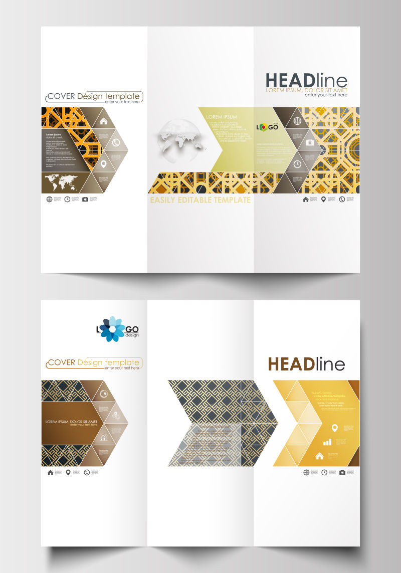 矢量业务促销横幅设计图