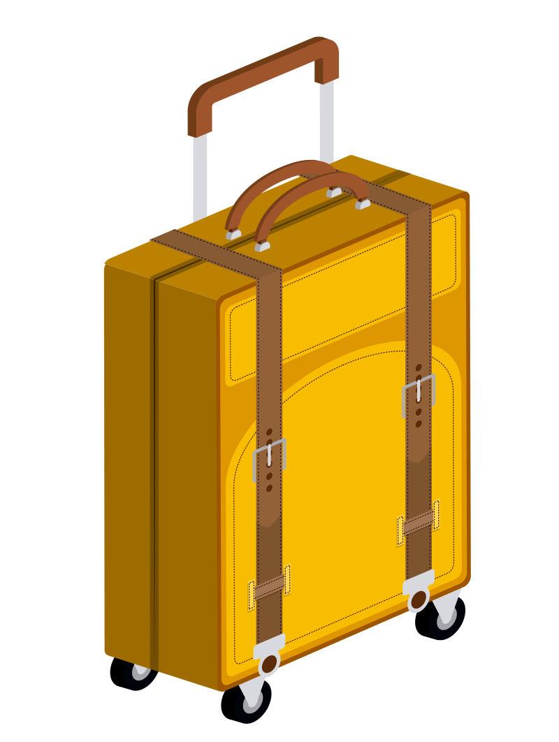 款式不同的行李箱设计矢量