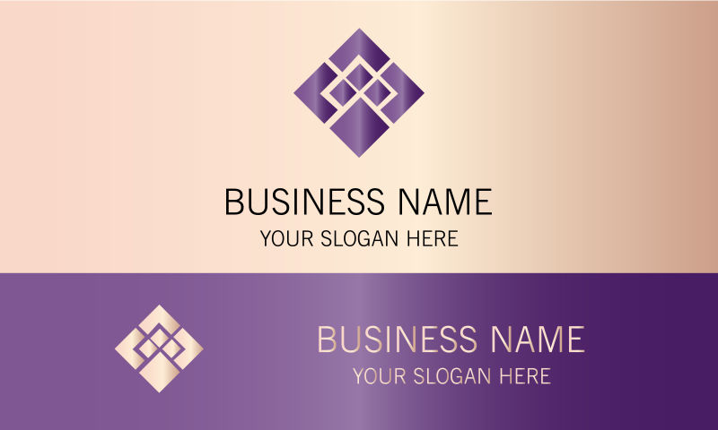 矢量企业几何形状logo设计图