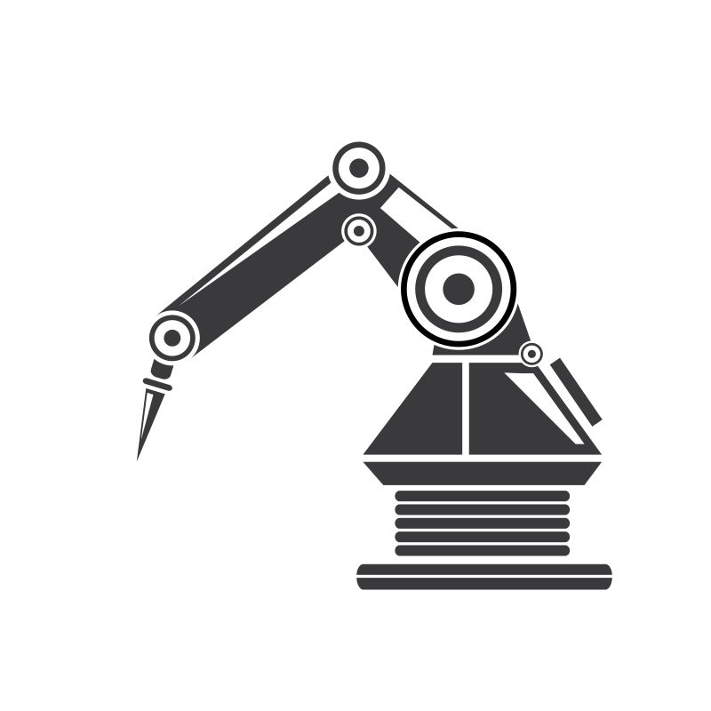 矢量机器手臂插图