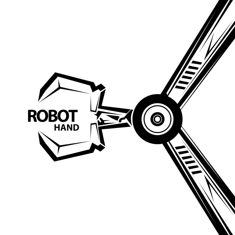 矢量的工业机器臂