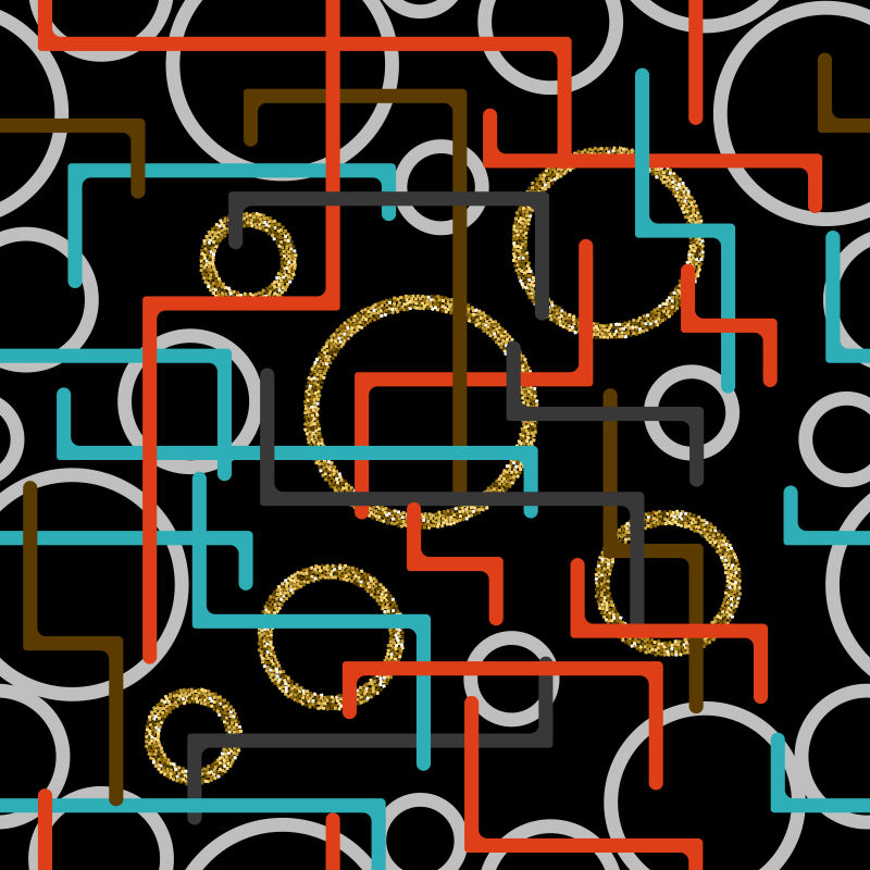 抽象矢量几何风格的创意装饰背景