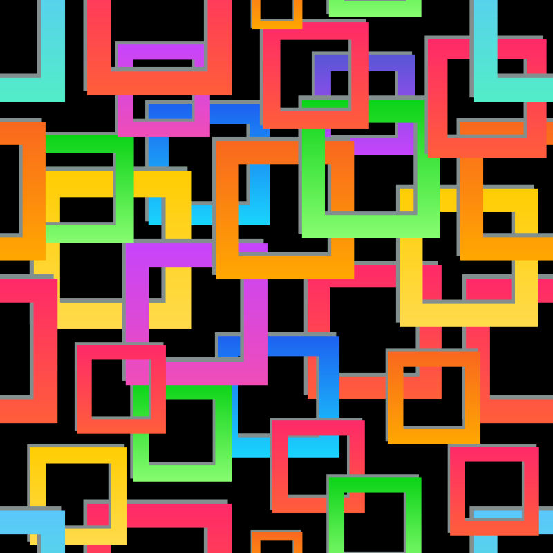 抽象矢量几何方形现代无缝背景