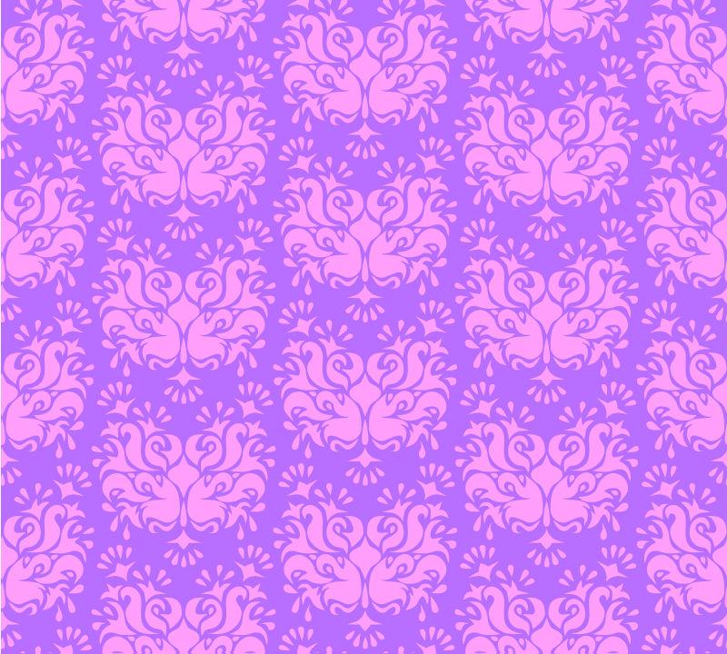 矢量经典的紫色奢华的背景