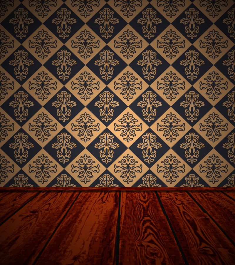 矢量木制的背景