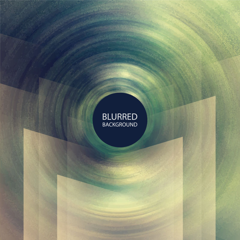 矢量绿色模糊背景