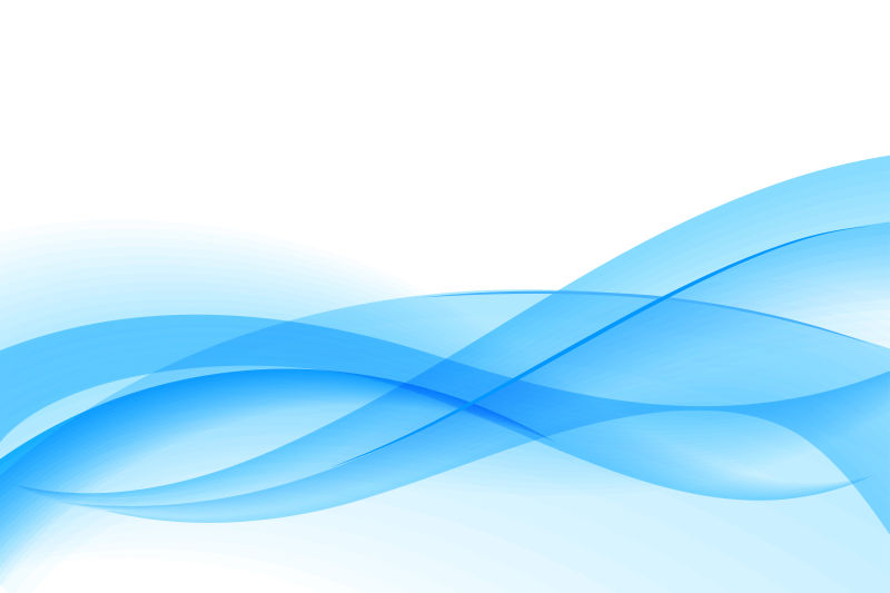 抽象矢量蓝色波形光线背景