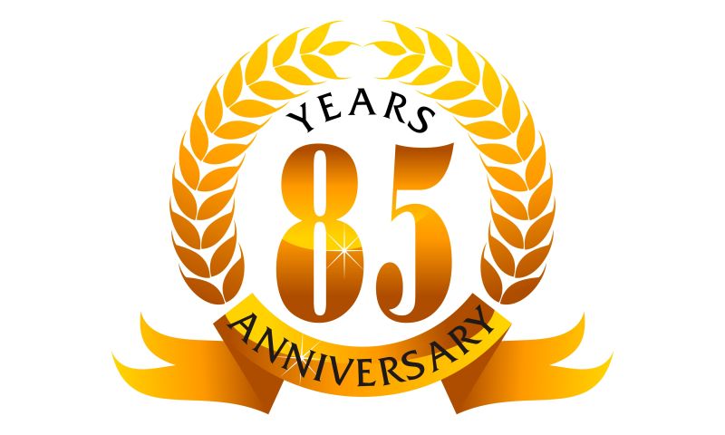 85周年纪念徽章矢量设计