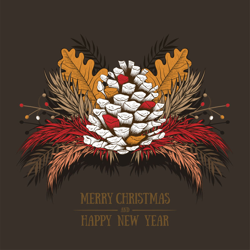 矢量手绘圣诞设计