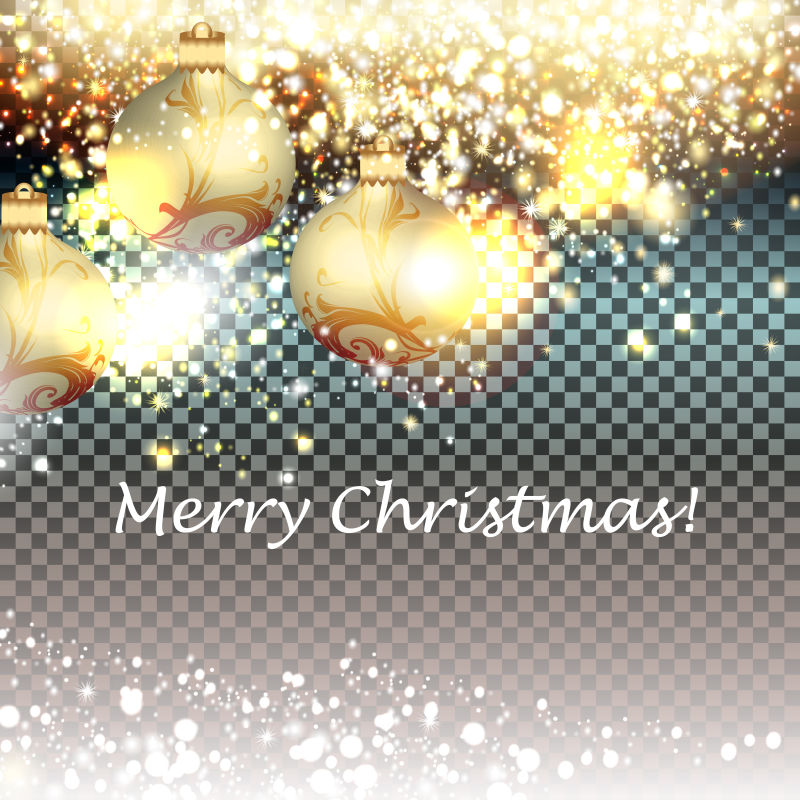 闪光的圣诞矢量背景