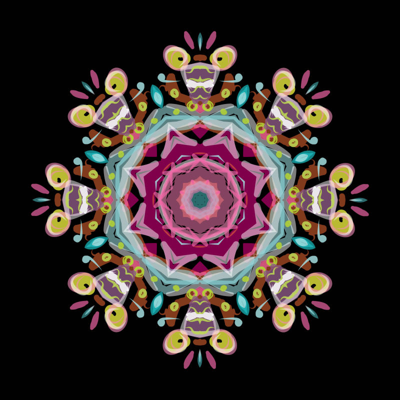 阿拉伯花纹装饰矢量设计