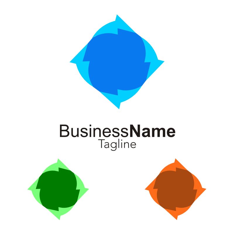 品牌图标创意设计矢量图