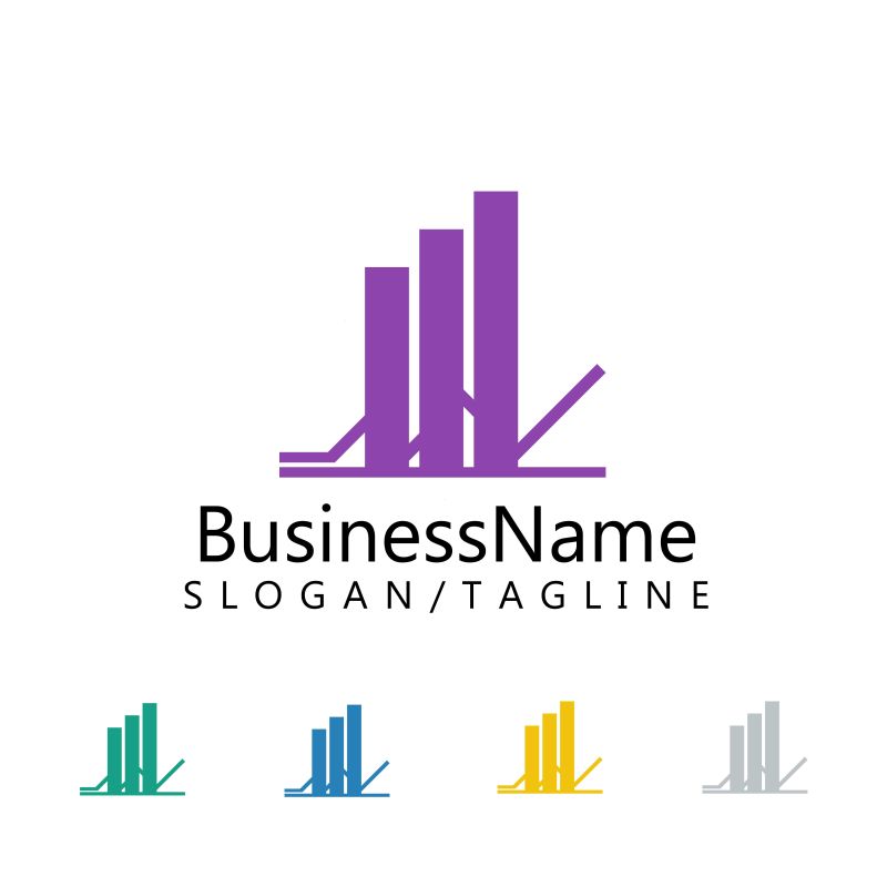 矢量几何形状企业logo设计