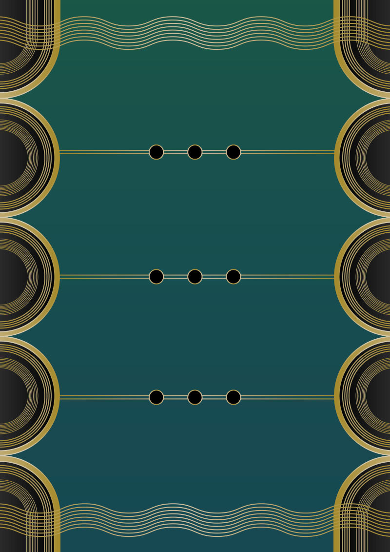复古风格装饰边框矢量设计