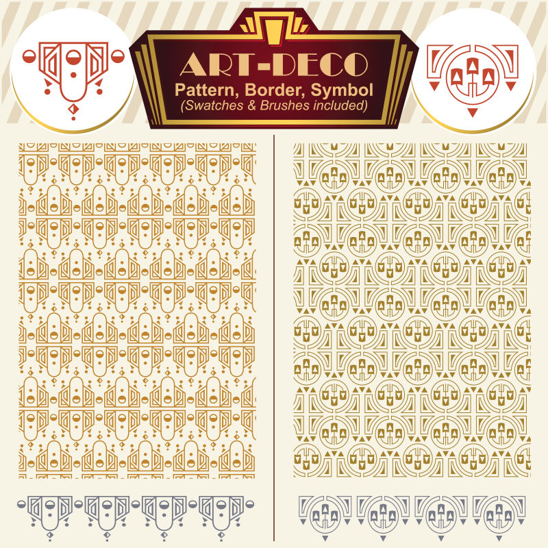 元素艺术装饰矢量