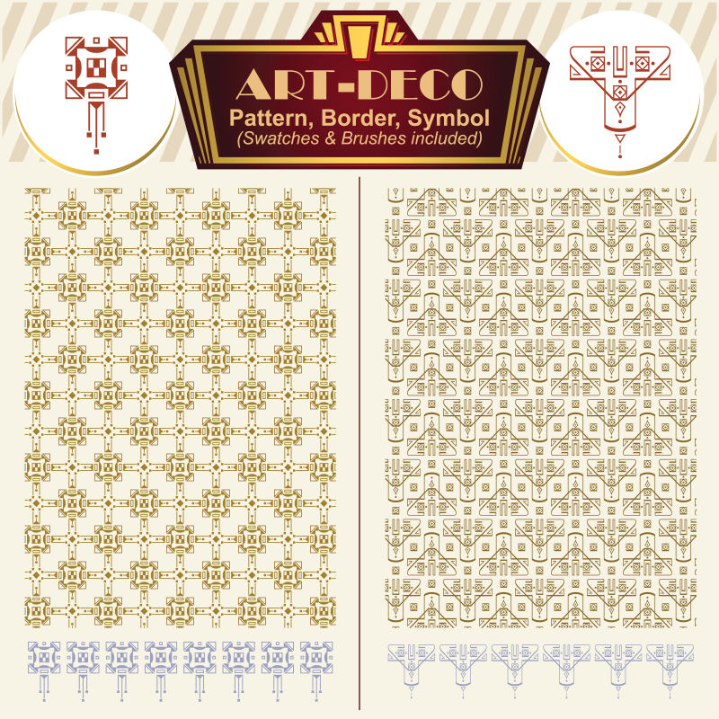 元素艺术矢量装饰风格