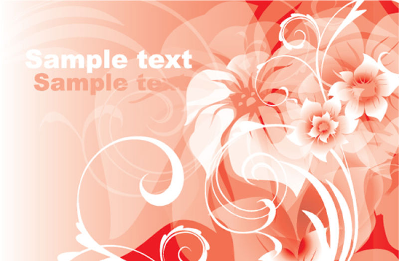 花卉背景矢量