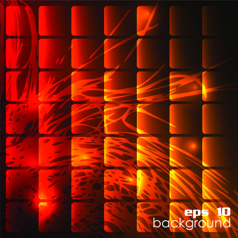 矢量美丽彩色艺术