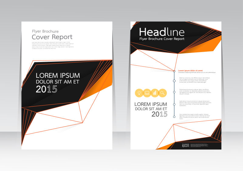 产品宣传手册样板矢量设计图