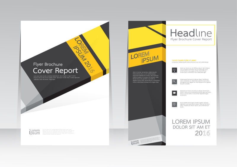 创意的商务海报矢量设计