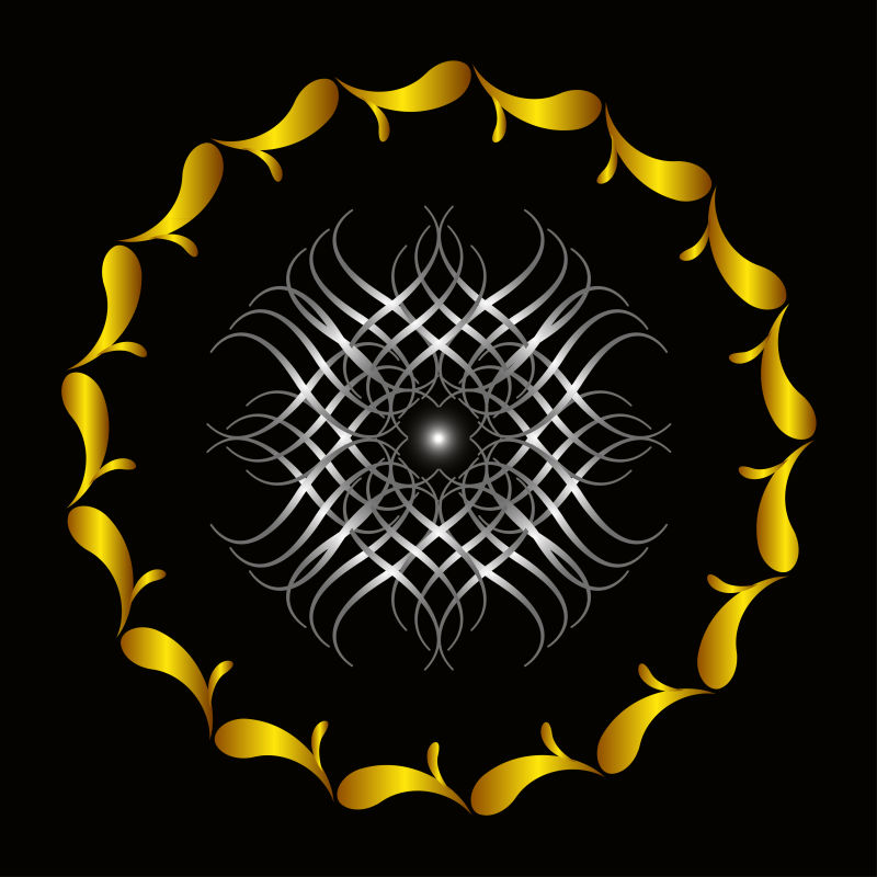 抽象艺术装饰图案矢量设计