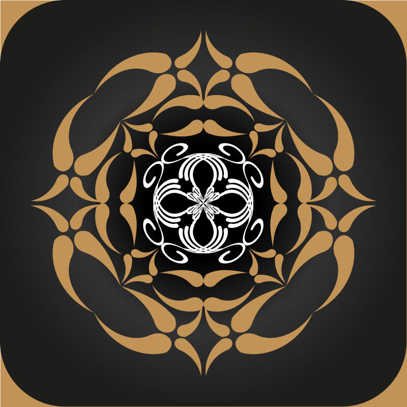 创意的花卉装饰矢量设计