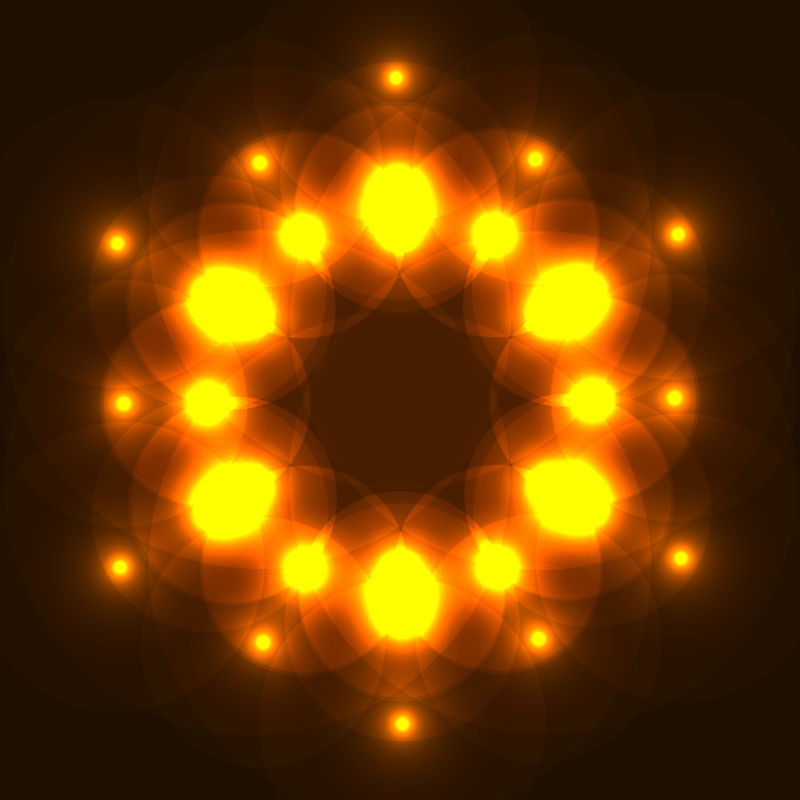 辉光矢量光效背景