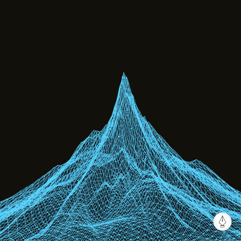 矢量三维山体模型