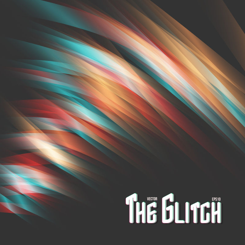 矢量的彩色光绘背景