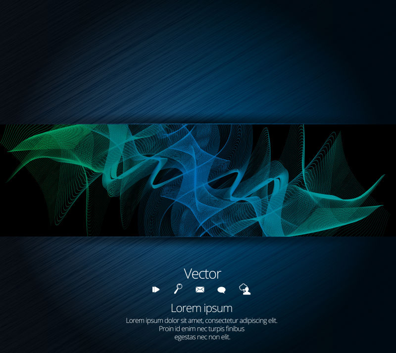 现代抽象矢量科幻背景