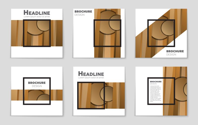 矢量图极简抽象网页