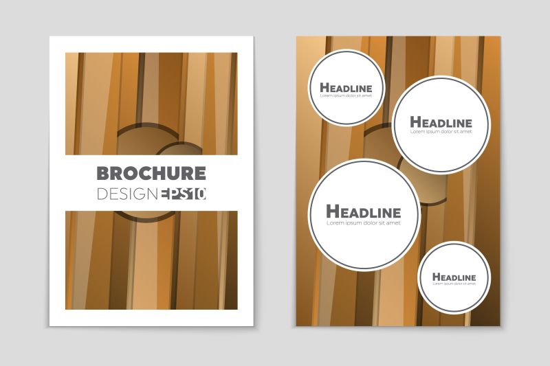 商业封面设计的矢量