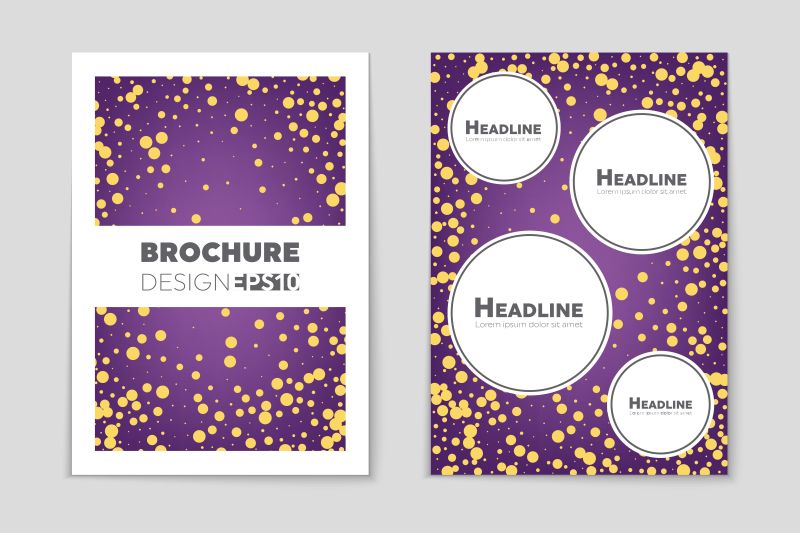 紫色抽象网页移动应用的矢量布局背景