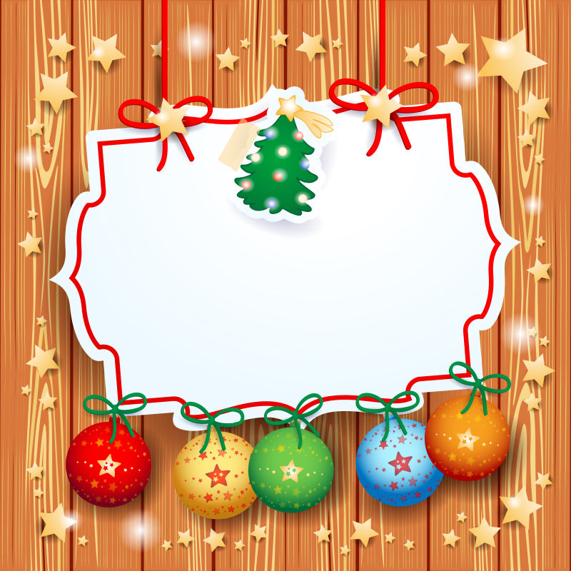 矢量创意圣诞元素宣传背景