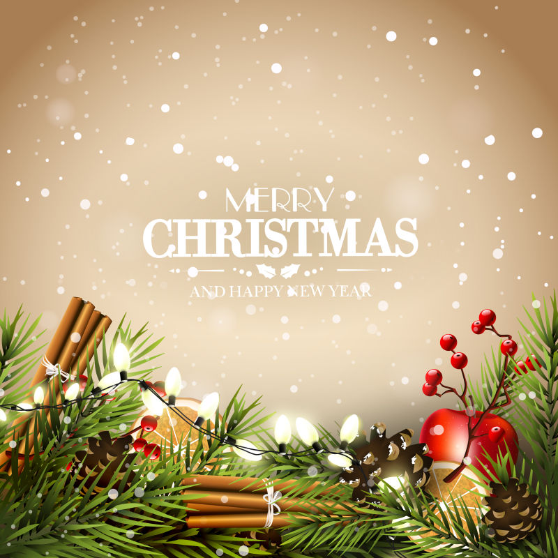 矢量传统装饰贺卡