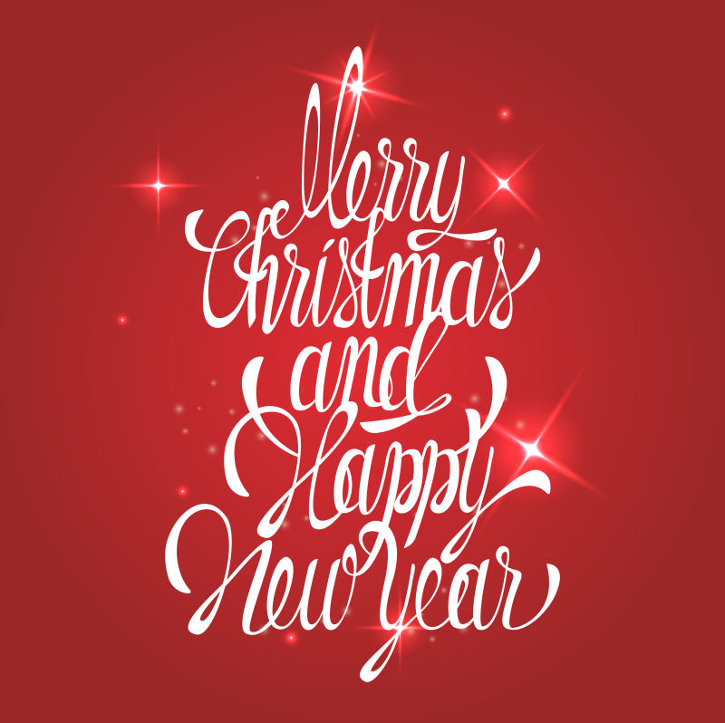 矢量圣诞快乐贺卡设计