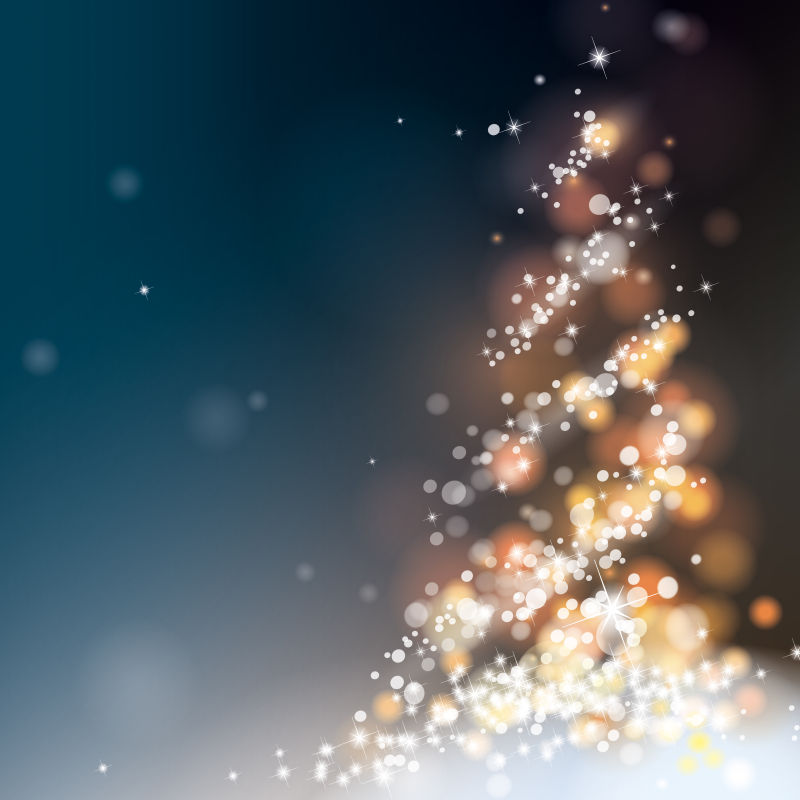 矢量圣诞树设计背景