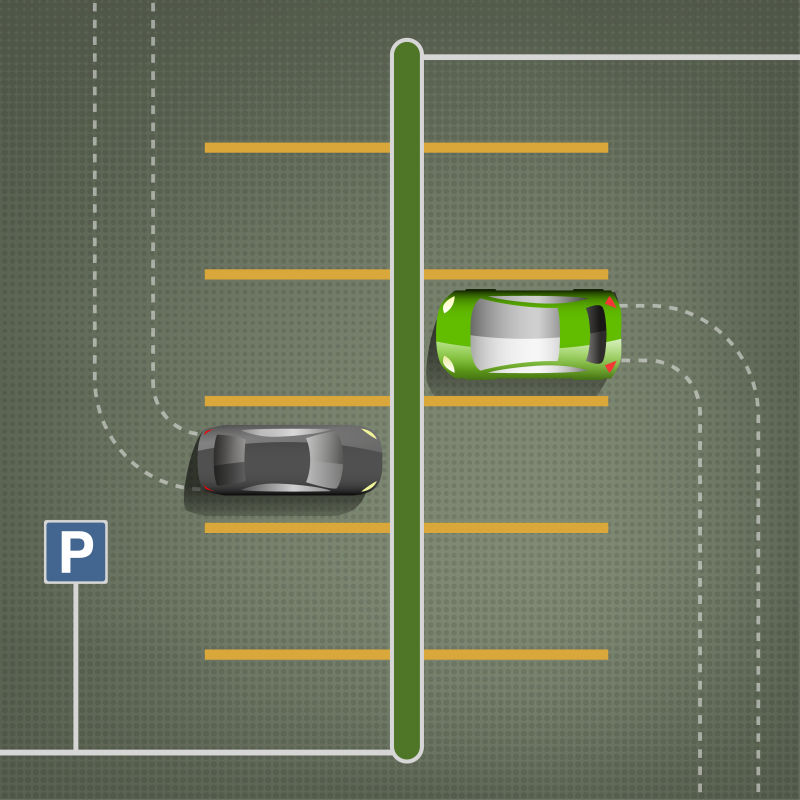 矢量汽车停车场