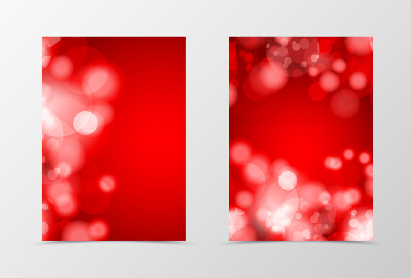 红色封面矢量