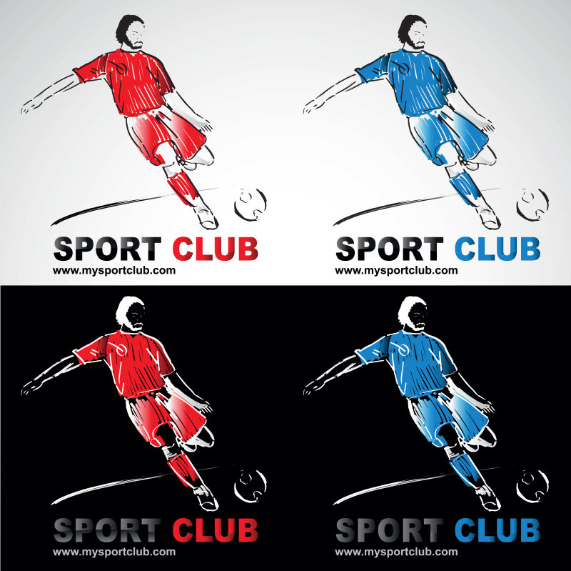 足球矢量网络设计