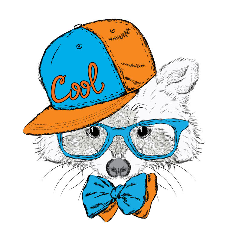 手绘创意考拉矢量卡通背景