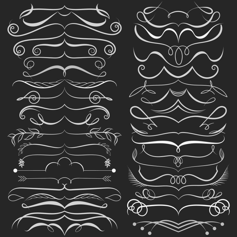 矢量的创意花纹装饰设计