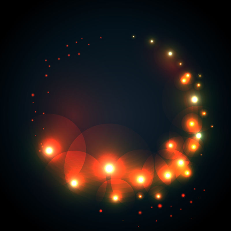 矢量散焦闪光背景